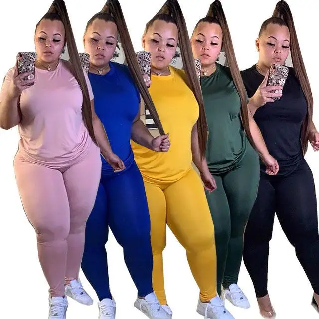 2021 Solid Color Print Outfit Girl Two 2 Piece Set Plus Size Women Clothing, Picture
2021 Solid Color Print Outfit Girl Two 2 Piece Set Plus Size Women Clothing, Picture