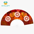 2019 hotsale custom printed portable fan plastic hand fan