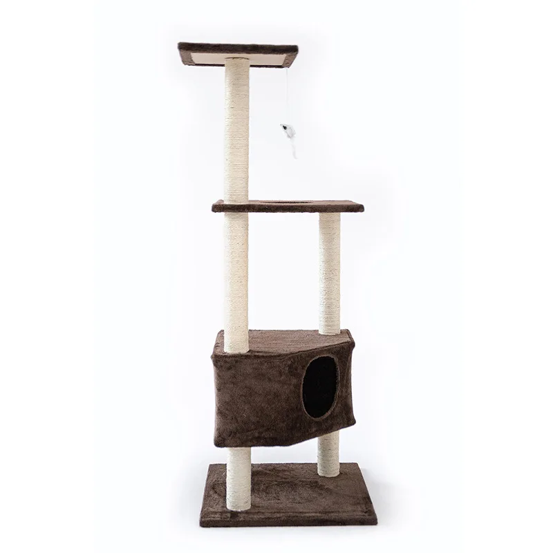 Easy Assemble Durable Natural Paradise Cat Tree Tower House Outdoor with Feather Tease Cat Toy
Easy Assemble Durable Natural Paradise Cat Tree Tower House Outdoor with Feather Tease Cat Toy
