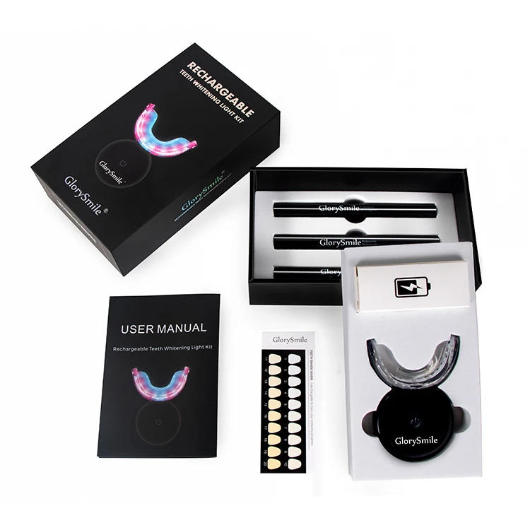 High Quality Teeth Whitening Kit with 32 LED Rechargeable Blue & Red Light Teeth Whitening Lamp, Black / blue
High Quality Teeth Whitening Kit with 32 LED Rechargeable Blue & Red Light Teeth Whitening Lamp, Black / blue