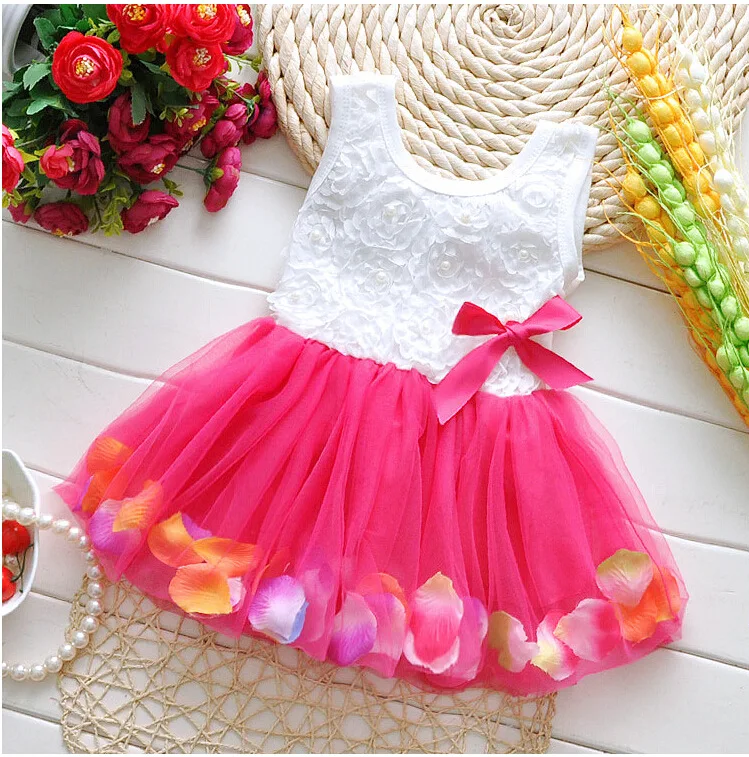 Birthday Baby Girls Flowers Princess Dress Summer Sleeveless Baby Girls Tutu Tulle Dress, As picture
Birthday Baby Girls Flowers Princess Dress Summer Sleeveless Baby Girls Tutu Tulle Dress, As picture