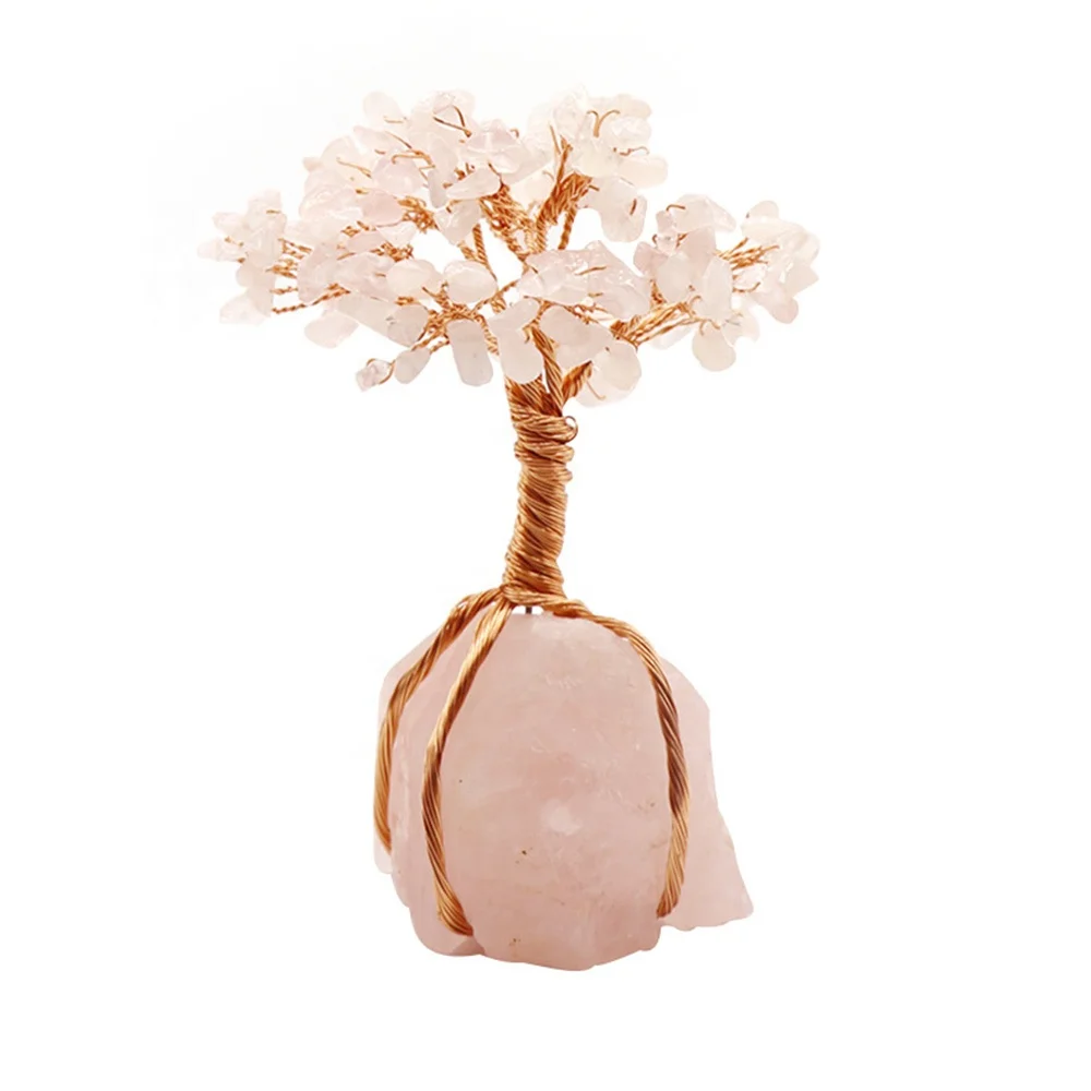 Quality Natural Crystal Lucky Tree Home Office Decoration Lucky Rose Quartz Gemstone Tree of Life, In picture
Quality Natural Crystal Lucky Tree Home Office Decoration Lucky Rose Quartz Gemstone Tree of Life, In picture