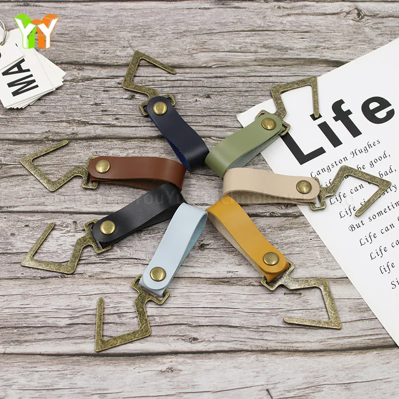 Emotional Camping Artificial Leather Hooks Multi-purpose Camping Supplies Storage Hanger Hooks Cooking Kitchen Indian Clothing, Brown black
Emotional Camping Artificial Leather Hooks Multi-purpose Camping Supplies Storage Hanger Hooks Cooking Kitchen Indian Clothing, Brown black