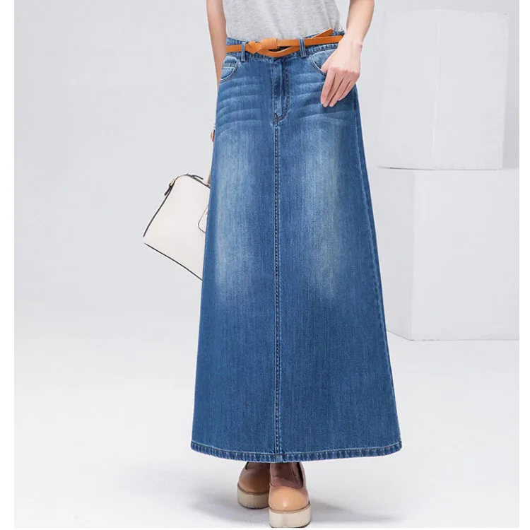 Factory direct sale ankle length cotton denim skirt blue jeans skirt long denim skirt
Factory direct sale ankle length cotton denim skirt blue jeans skirt long denim skirt