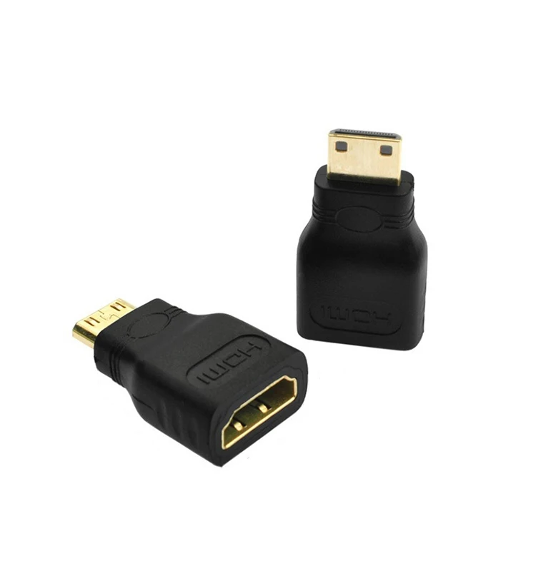 1080p Mini Male HDMI To Standard HDMI Female Extension Adapter Converter - ANKUX.COM