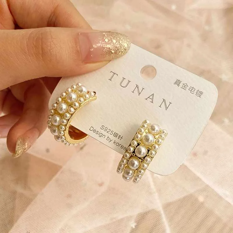 Vintage Pearl Dangle Earrings Gold Color Geometric Round Circle Drop Earrings 2021 Trend Jewelry For Women Gifts
Vintage Pearl Dangle Earrings Gold Color Geometric Round Circle Drop Earrings 2021 Trend Jewelry For Women Gifts