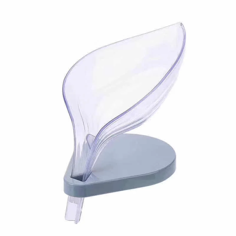 Leaf-shaped storage box Sucker fixed soap box with drain function, 4 kinds of colors
Leaf-shaped storage box Sucker fixed soap box with drain function, 4 kinds of colors