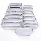 popular disposable heatable aluminium foil food container