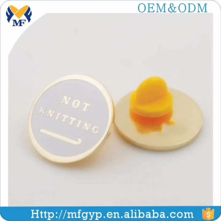 gift metal custom chosen family logo gold heart shaped pins