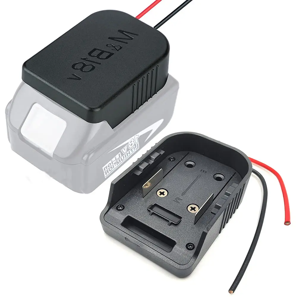 Power Wheels Adaptor for Boschs/Makitas 18V 14.4V Battery Power Mount Connector Adapter Dock Holder with Wires DIY Power Tools, Black
Power Wheels Adaptor for Boschs/Makitas 18V 14.4V Battery Power Mount Connector Adapter Dock Holder with Wires DIY Power Tools, Black