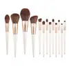 Make up brushes 12pcs professional synthetic hair foundation powder blush cosmetic private label makeup brushes set