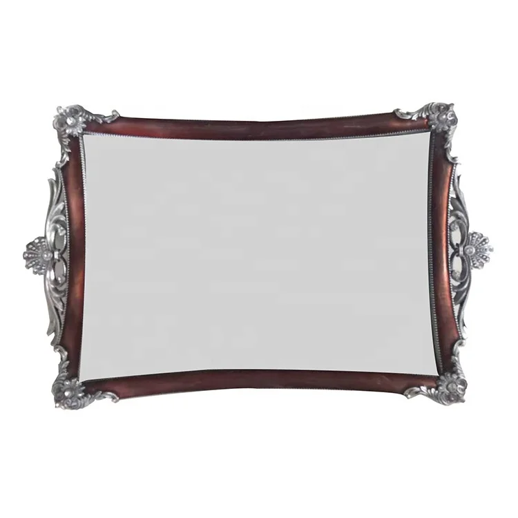 New Table Perfume Mirror Tray Gold Vintage Mirrored Plate Retro Mirror Tray Home Decor quadros decorativos espejos, White,dark brown,green,golde,blue,white
New Table Perfume Mirror Tray Gold Vintage Mirrored Plate Retro Mirror Tray Home Decor quadros decorativos espejos, White,dark brown,green,golde,blue,white