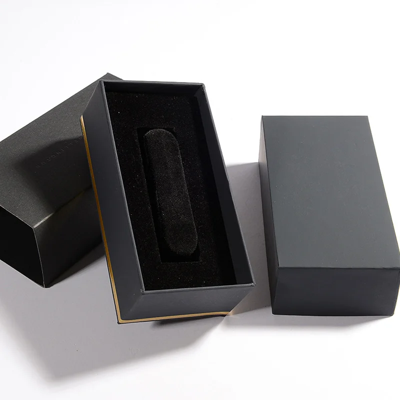 Hot-selling watch packaging box with top-grade black packaging box, Black/light yellow/beige
Hot-selling watch packaging box with top-grade black packaging box, Black/light yellow/beige
