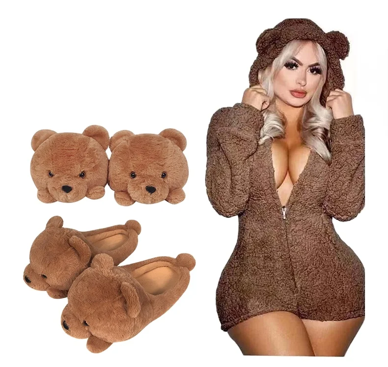 2021 Teddy bear slippers new Wholesale Plush New Style home Slippers House Teddy Bear slides Slippers for Women Girls
2021 Teddy bear slippers new Wholesale Plush New Style home Slippers House Teddy Bear slides Slippers for Women Girls