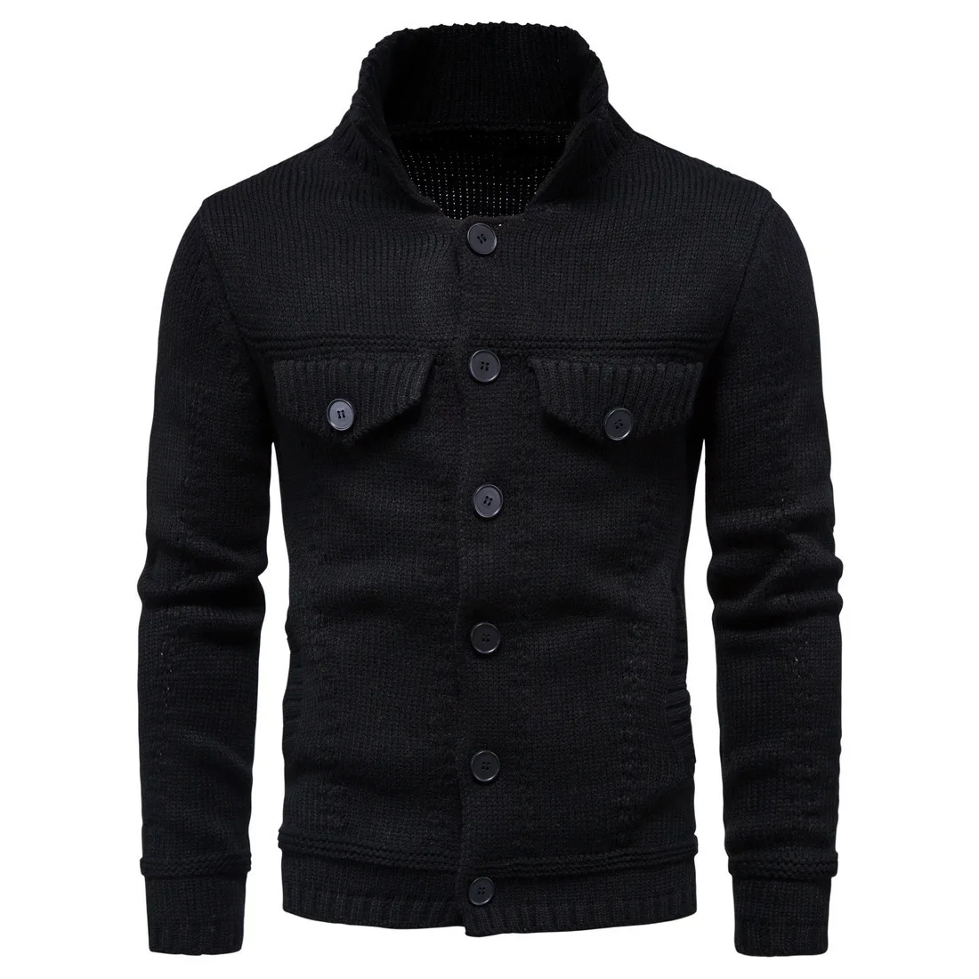 Autumn new style foreign trade men's knit sweater lapel workwear cardigan outer wear sweater, Picture shown
Autumn new style foreign trade men's knit sweater lapel workwear cardigan outer wear sweater, Picture shown