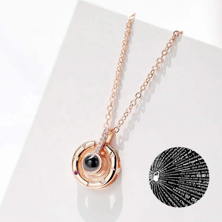 2021 New Arrivals Wholesale Jewelry Rose Gold Silver Copper Necklace I Love You In 100 Languages Projection Necklace, Gold, silvere
2021 New Arrivals Wholesale Jewelry Rose Gold Silver Copper Necklace I Love You In 100 Languages Projection Necklace, Gold, silvere