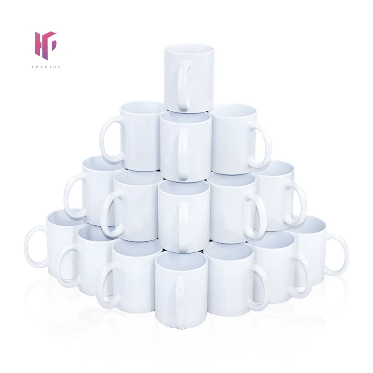Sublimation custom logo printing 11oz simple white coffee cup white sublimation ceramic mug, Customized color
Sublimation custom logo printing 11oz simple white coffee cup white sublimation ceramic mug, Customized color