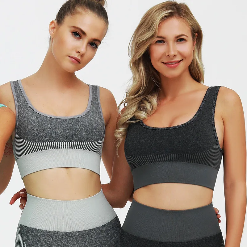 Lastest design adjustable yoga top high impact elastic quality oversize compression fabletics seamless gym outfit sports bra
Lastest design adjustable yoga top high impact elastic quality oversize compression fabletics seamless gym outfit sports bra