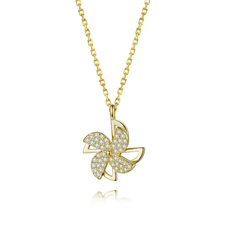 Hot Sale 925 Sterling Silver Jewelry Sublimation Gold Plated Necklace Windmill Shaped, Silver/ gold/custom color
Hot Sale 925 Sterling Silver Jewelry Sublimation Gold Plated Necklace Windmill Shaped, Silver/ gold/custom color