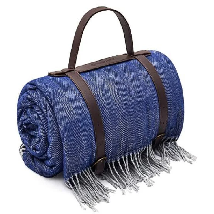 Wool Picnic Beach Blanket,Throw Waterproof Backing with PU Handle, Large Size for Outdoor Camping Hiking (Blue/Grey) Pads, Multicolor
Wool Picnic Beach Blanket,Throw Waterproof Backing with PU Handle, Large Size for Outdoor Camping Hiking (Blue/Grey) Pads, Multicolor