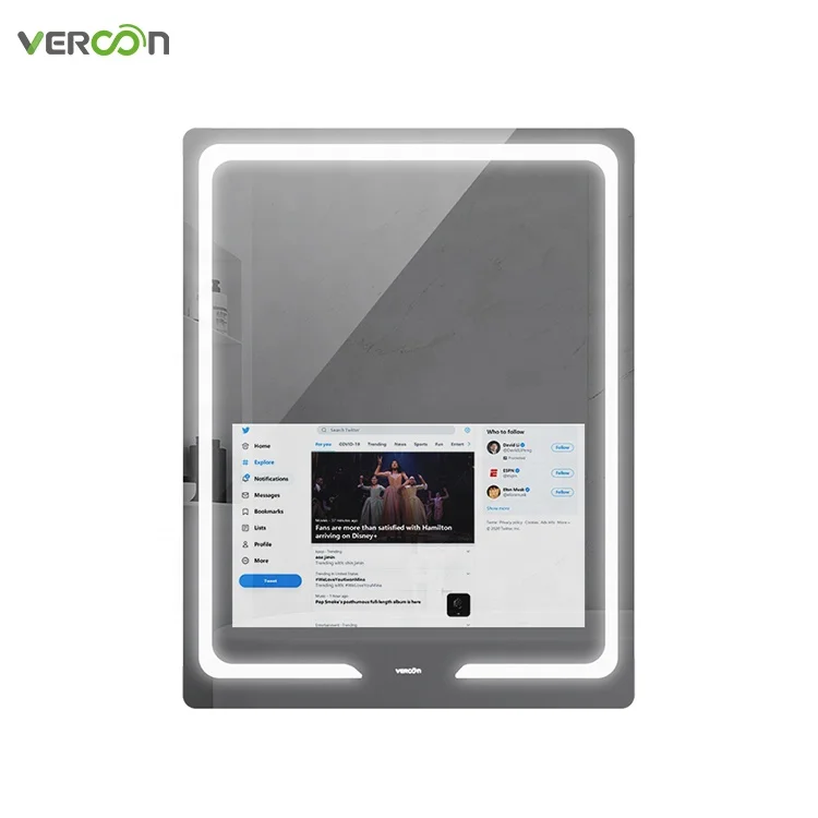 Factory price mirror manufacture tv smart led bathroom android touch screen mirror
Factory price mirror manufacture tv smart led bathroom android touch screen mirror