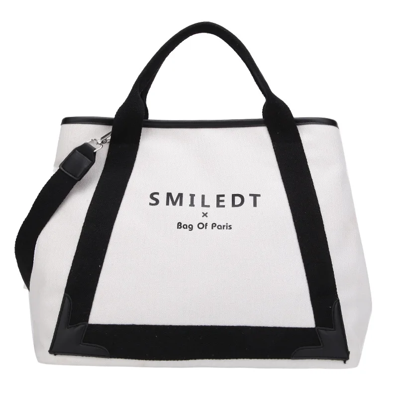 2021 new tide summer large capacity bag women fashion cross-body bag simple canvas one-side shoulder tote bag with leather
2021 new tide summer large capacity bag women fashion cross-body bag simple canvas one-side shoulder tote bag with leather