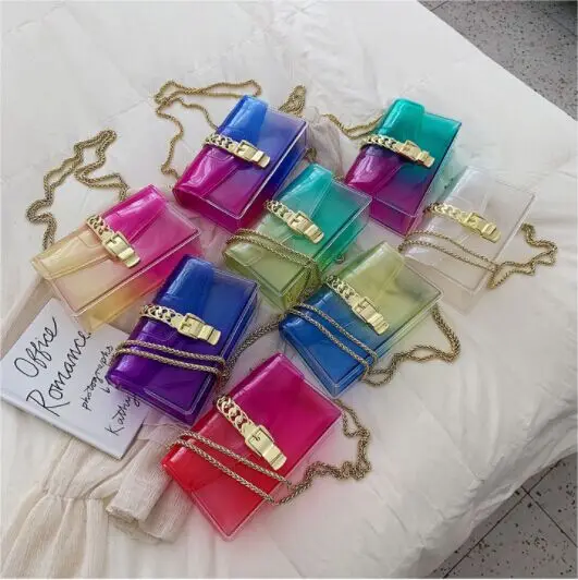 2019 Chic fashion pvc jelly handbag colorful jelly waterproof handbag chains hot sale jelly purse, 3 colors
2019 Chic fashion pvc jelly handbag colorful jelly waterproof handbag chains hot sale jelly purse, 3 colors