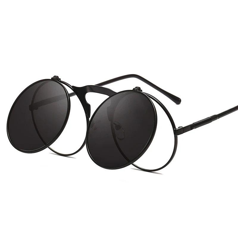 China Wholesale Fashion Flip Up Sunglasses Custom Logo Europe And America Vintage UV400 Metal Sun Glasses
China Wholesale Fashion Flip Up Sunglasses Custom Logo Europe And America Vintage UV400 Metal Sun Glasses