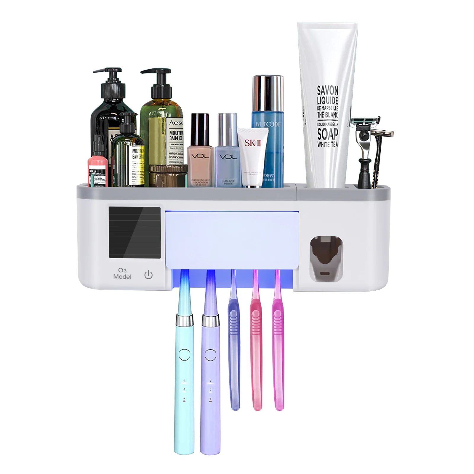 Ntoothbrush sterilizer toothbrush sterilizer and dryer multifunction toothbrush sterilizer, White+black
Ntoothbrush sterilizer toothbrush sterilizer and dryer multifunction toothbrush sterilizer, White+black