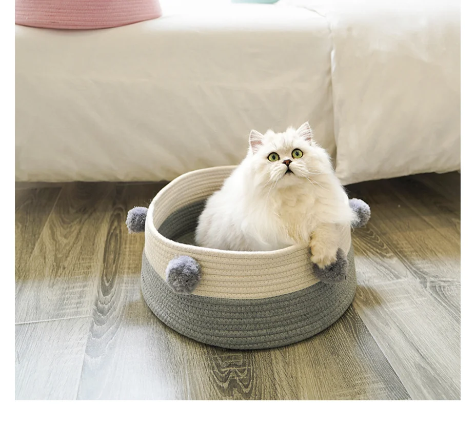 Breathable Woven Round Shaped Pet Bed All Seasons Cat Mat Dog Bed Kennel Pet Supplies
Breathable Woven Round Shaped Pet Bed All Seasons Cat Mat Dog Bed Kennel Pet Supplies