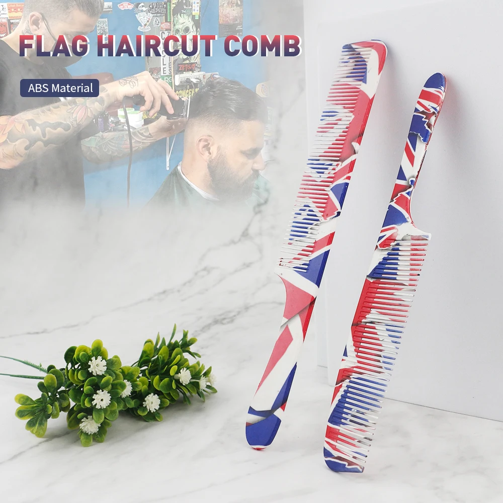 Water Transfer Printing DIY Pattern Factory Clipper Comb Barber Cutting Hair Flat Head Comb, Flag parttern
Water Transfer Printing DIY Pattern Factory Clipper Comb Barber Cutting Hair Flat Head Comb, Flag parttern