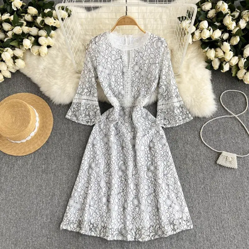 Women Casual Dress Lady Korean Style Vintage Floral Printed Chiffon Shirt Dress Long Sleeve Bow Midi Summer Dress, Picture color
Women Casual Dress Lady Korean Style Vintage Floral Printed Chiffon Shirt Dress Long Sleeve Bow Midi Summer Dress, Picture color