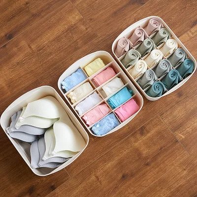 Subdivided Bra And Panties And Socks Storage Box Underwear Storage Box Girls Dormitory Storage Finishing Box
Subdivided Bra And Panties And Socks Storage Box Underwear Storage Box Girls Dormitory Storage Finishing Box