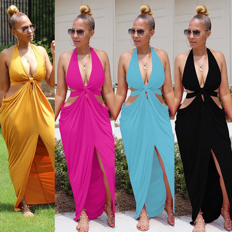 DUODUOCOLOR fahion solid color woemen long dress deep V sexy hot style dress for ladies nightclub dress D97235
DUODUOCOLOR fahion solid color woemen long dress deep V sexy hot style dress for ladies nightclub dress D97235
