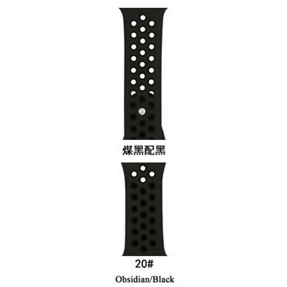 ShanHai for Apple Watch Band, Durable Soft Silicone Watch Strap Replacement Sport Band for Apple Watch Band Series 5/4/3/2/1, Multi-color optional or customized
ShanHai for Apple Watch Band, Durable Soft Silicone Watch Strap Replacement Sport Band for Apple Watch Band Series 5/4/3/2/1, Multi-color optional or customized