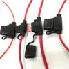 Waterproof Auto Inline Mini middler micro In-Line Fuse Holder Without Fuse Inserts 30cm 6 8 12 14 16 18 20 AWG 3 5 10 15 20 25 A