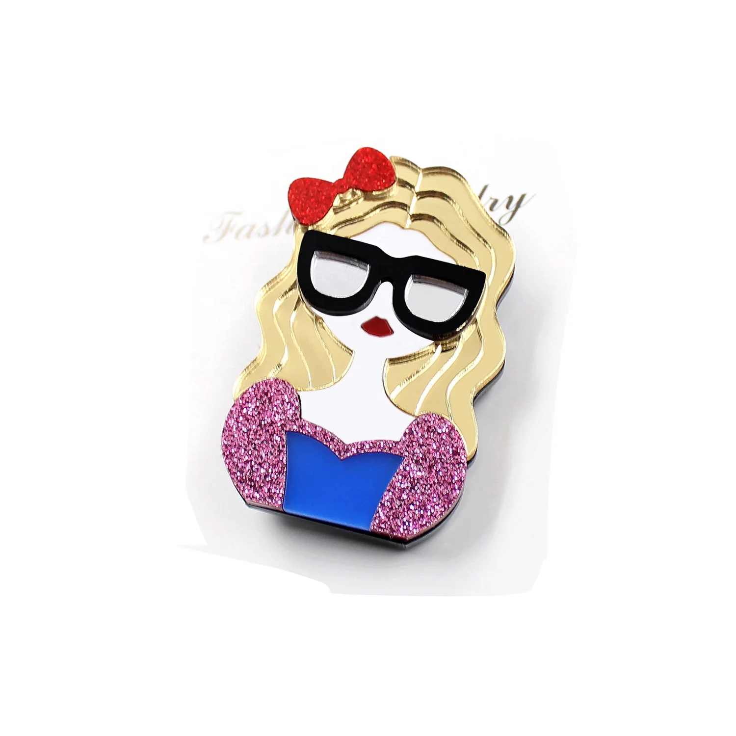 Unicorn Brooch (Safety Pin) Halloween Brooch Blond Girl Frencie Cat Acrylic Brooch, Picture
Unicorn Brooch (Safety Pin) Halloween Brooch Blond Girl Frencie Cat Acrylic Brooch, Picture