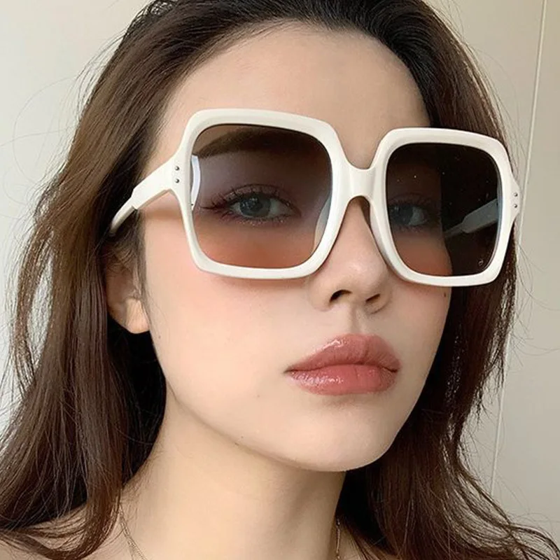 Cheap Trendy Studs Sunglasses Big Square Frame Women Eyewear Men Unisex Shade Sunglasses, 4 colors
Cheap Trendy Studs Sunglasses Big Square Frame Women Eyewear Men Unisex Shade Sunglasses, 4 colors