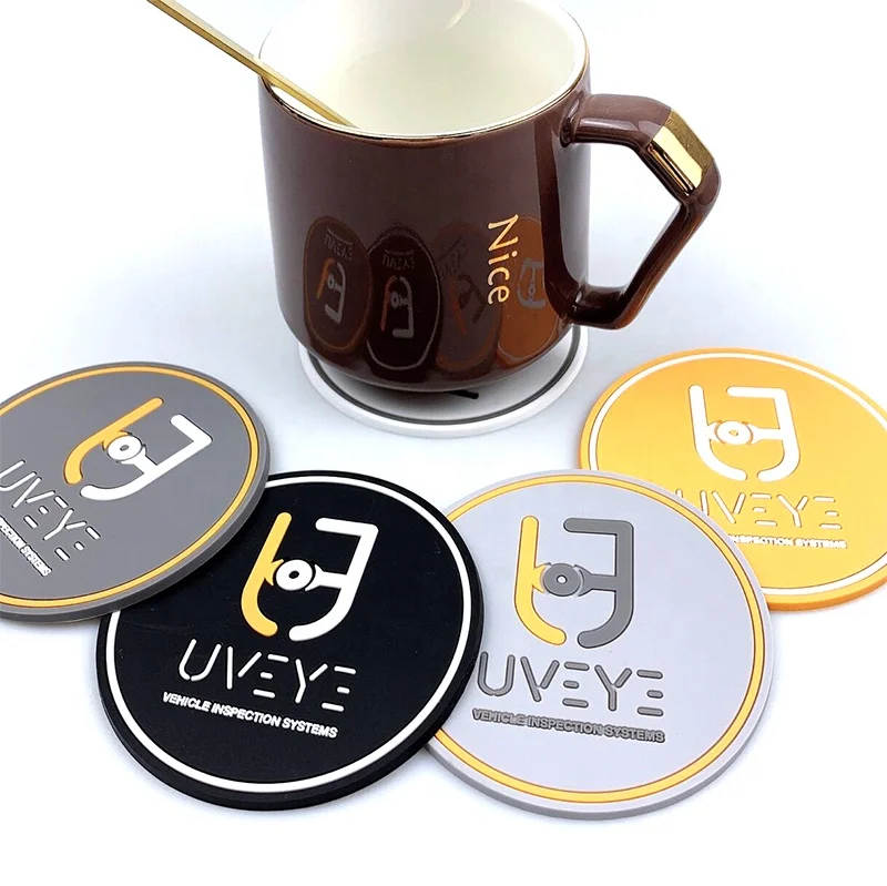 Custom LOGO Eco-Friendly PVC Coaster Set, Pantone color
Custom LOGO Eco-Friendly PVC Coaster Set, Pantone color