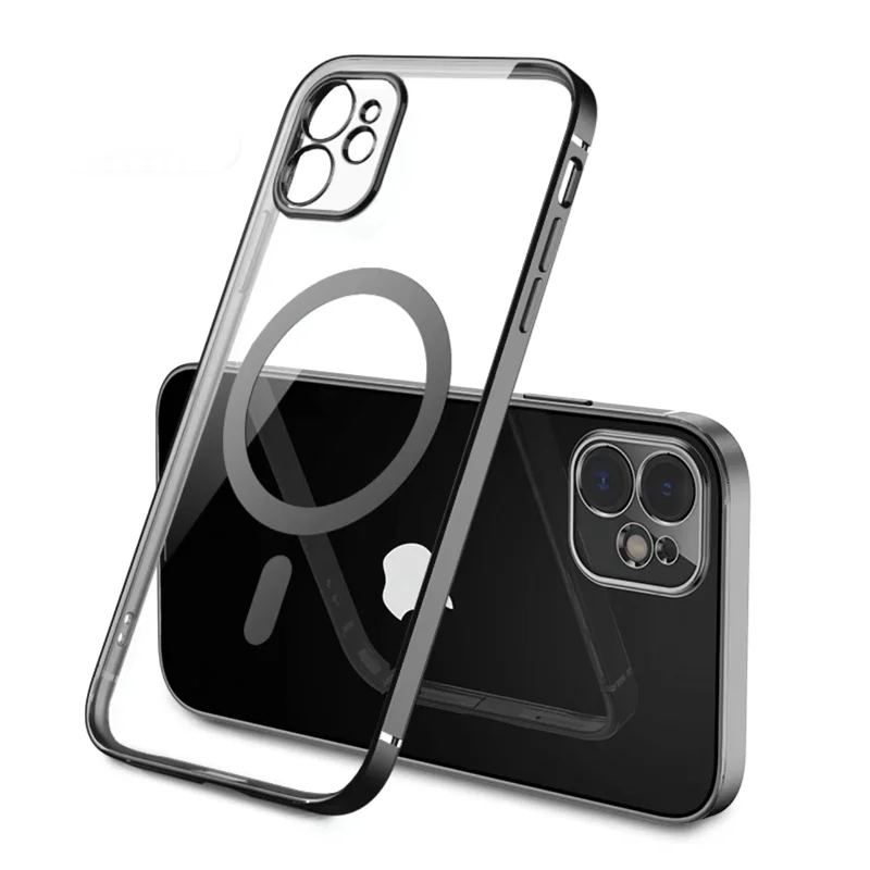 2022 New Plating TPU Magnetic Wireless Charging Cover, For iPhone 13 12 Pro Max 11 Phone Square Soft Case, 7 colors
2022 New Plating TPU Magnetic Wireless Charging Cover, For iPhone 13 12 Pro Max 11 Phone Square Soft Case, 7 colors