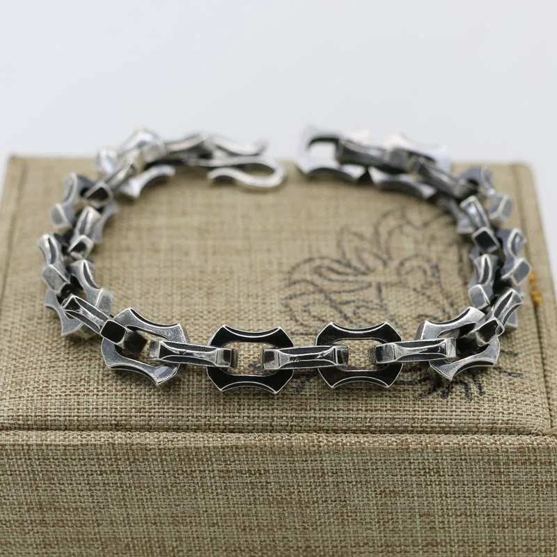 Sterling Silver 925 Hip Hop Punk Keel Bracelet for Men Personality Jewelry Retro Bracelet
Sterling Silver 925 Hip Hop Punk Keel Bracelet for Men Personality Jewelry Retro Bracelet