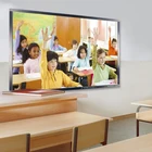 50 inch touch screen smart 4k LCD 4k cheap smart board and wireless monitor with wall mounted