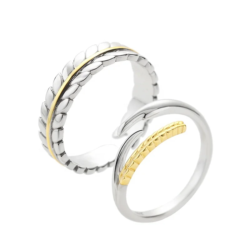 Wholesale factory jewelry women men rings sterling 925 silver rhodium gold plated engagement couple ring
Wholesale factory jewelry women men rings sterling 925 silver rhodium gold plated engagement couple ring
