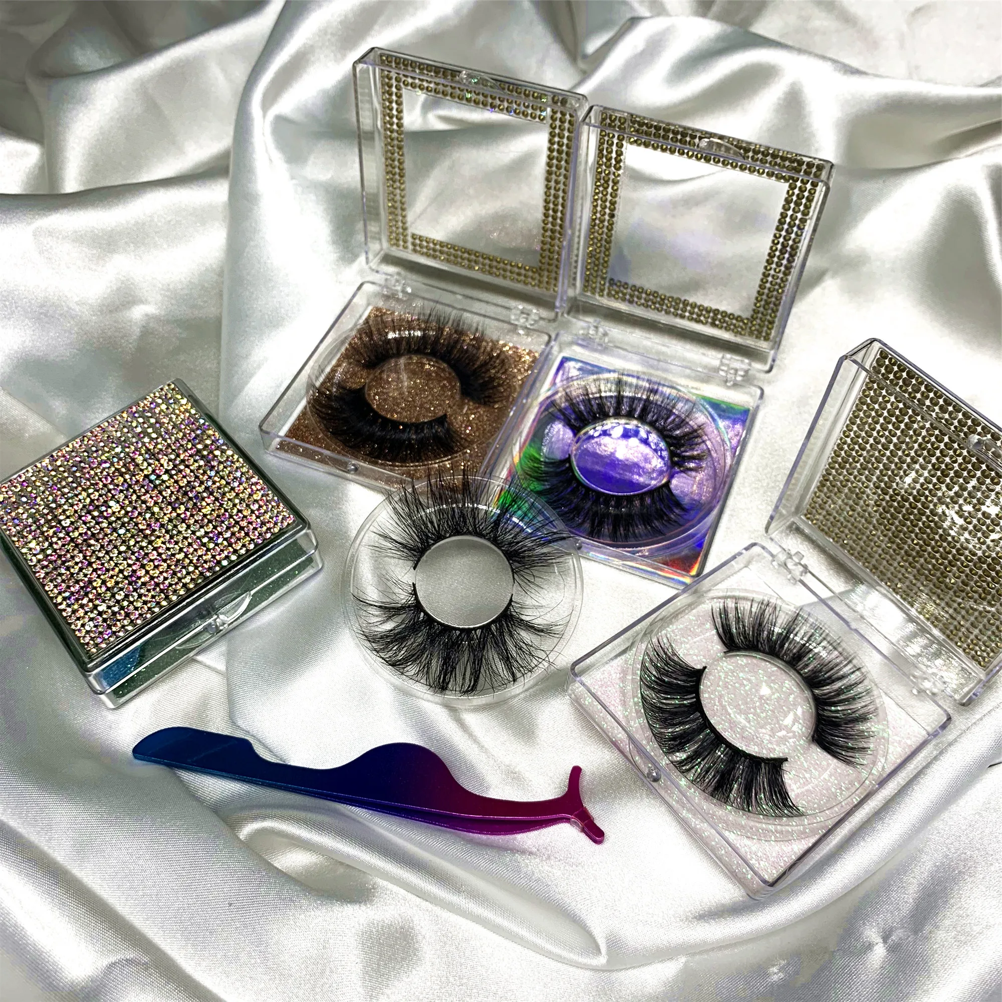 Wholesale price Free samples 3D Mink Eyelashes Private Label Custom Eyelash Box Packaging 25mm Wispy Fluffy 3D Mink Eyelashes
Wholesale price Free samples 3D Mink Eyelashes Private Label Custom Eyelash Box Packaging 25mm Wispy Fluffy 3D Mink Eyelashes
