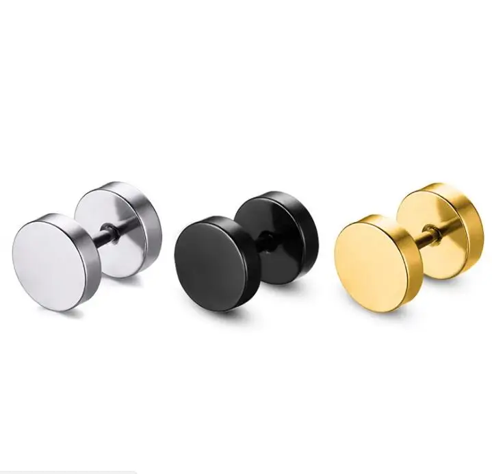 Rose Gold Stainless Steel Fake Ear Plugs Screw Round Barbell Earring Ear Expanders Earrings Body Jewelry Men Women
Rose Gold Stainless Steel Fake Ear Plugs Screw Round Barbell Earring Ear Expanders Earrings Body Jewelry Men Women