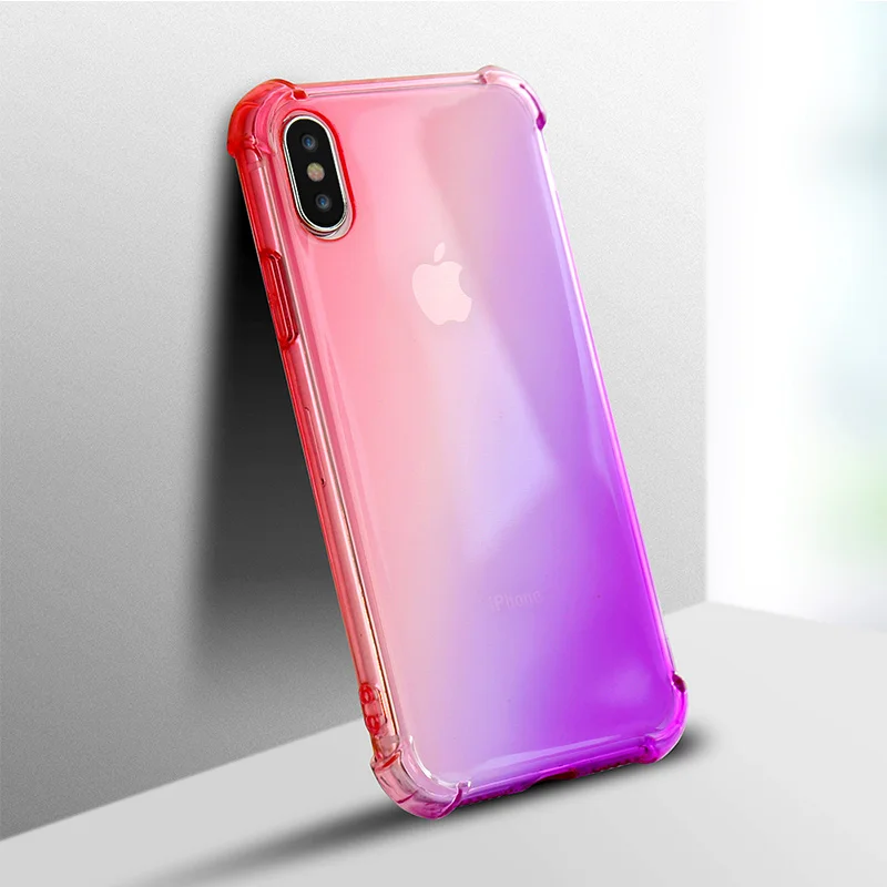New Gradient Color Design Silicone Soft Clear Protective Shock Proof Mobile Phone Case For iPhone
New Gradient Color Design Silicone Soft Clear Protective Shock Proof Mobile Phone Case For iPhone
