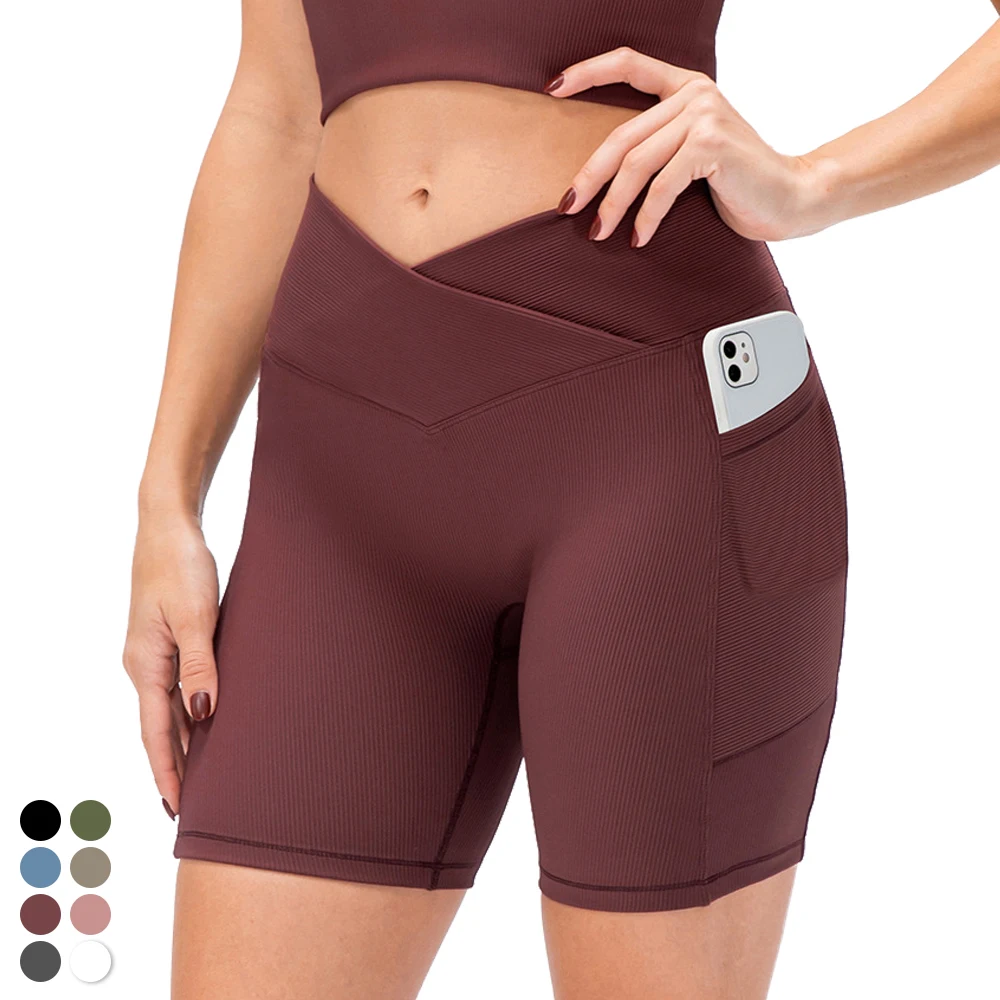 2022 New Arrival Cross Waistband Women Gym Yoga Booty Running Workout Fitness High Waist Sports Yoga Shorts With Pockets
2022 New Arrival Cross Waistband Women Gym Yoga Booty Running Workout Fitness High Waist Sports Yoga Shorts With Pockets