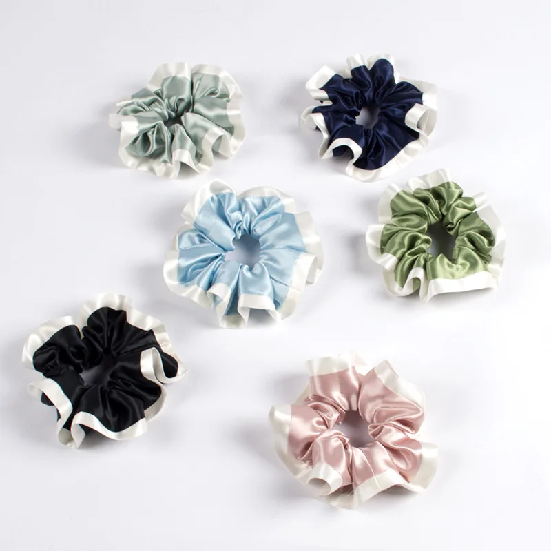 Aiyisi new arrival 100% mulberrysilk flower shape headwrap luxury skin care 22 momme silk scrunchies
Aiyisi new arrival 100% mulberrysilk flower shape headwrap luxury skin care 22 momme silk scrunchies