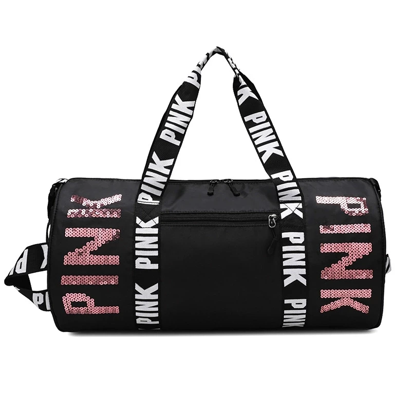 Wholesale Fashionable Pink Duffle Bags Gym Women Waterproof Sports Travel Cute Glitter Duffle Bag 
Wholesale Fashionable Pink Duffle Bags Gym Women Waterproof Sports Travel Cute Glitter Duffle Bag