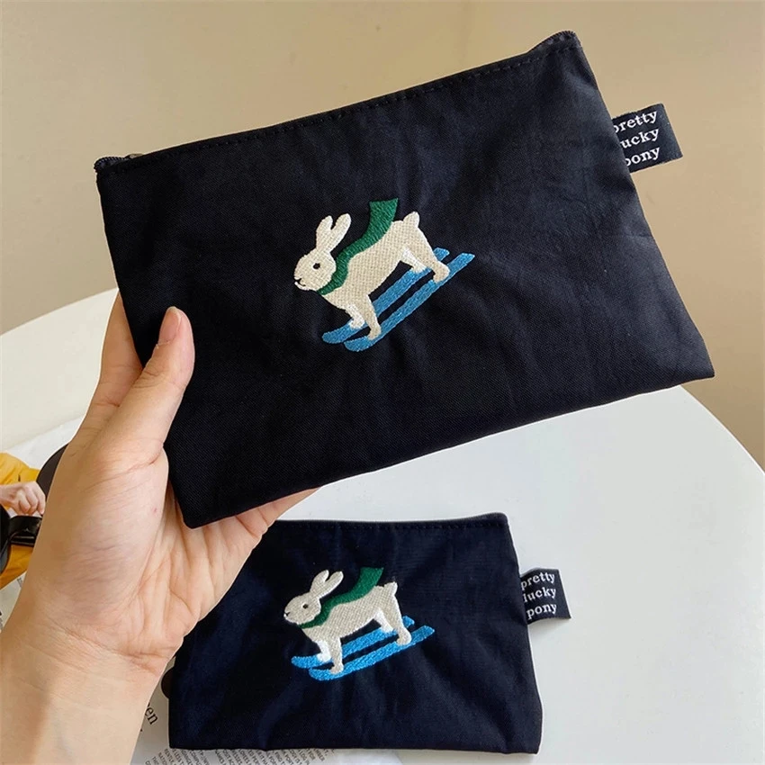 Women Makeup Bags Travel Lady Storage Ladies Wash Bag Cute Rabbit Zipper Coin Purse Cosmetic Lipstick Storage Bag, Black
Women Makeup Bags Travel Lady Storage Ladies Wash Bag Cute Rabbit Zipper Coin Purse Cosmetic Lipstick Storage Bag, Black